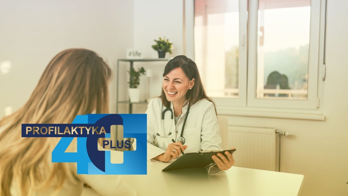pacjentka i lekarz podczas badań z programu profilaktyka 40+