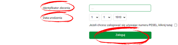 wyniki z lab 3a trzeci krok rejestracji do laboratorium